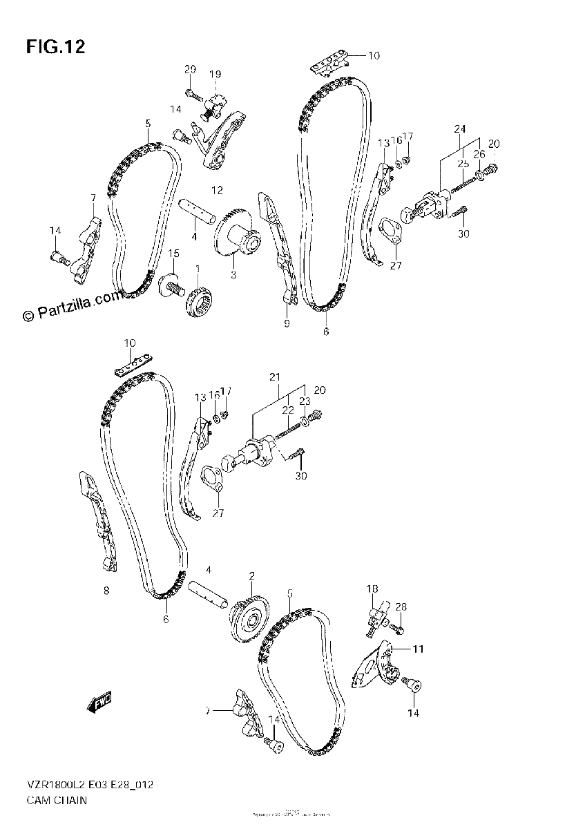 Diagrama de CAM CHAIN
