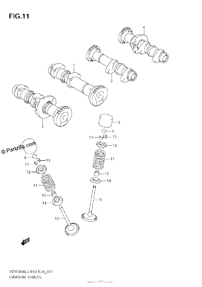 Diagrama de CAMSHAFT VALVE