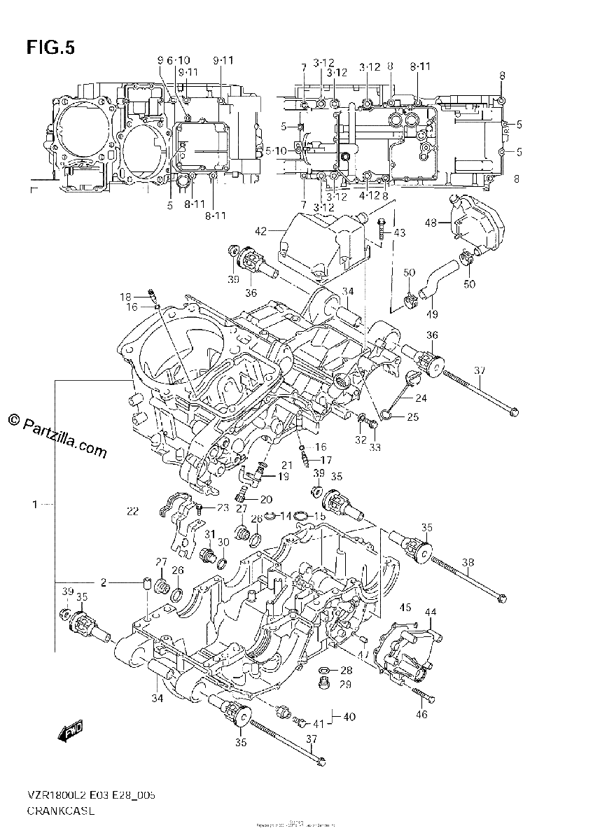 Diagrama de CRANKCASE