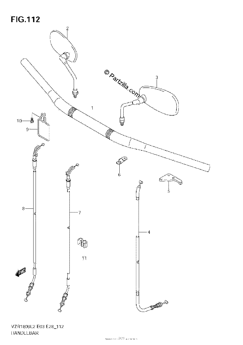 Diagrama de HANDLEBAR