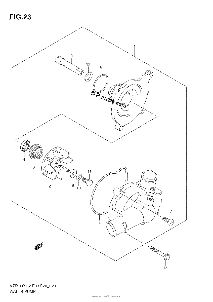 Diagrama de WATER PUMP