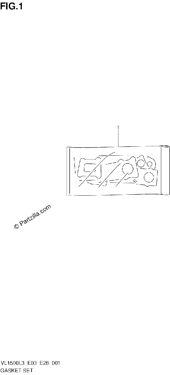 Diagrama de GASKET SET