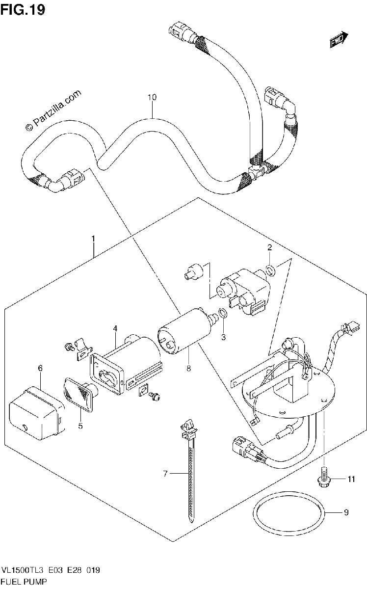 Diagrama de FUEL PUMP