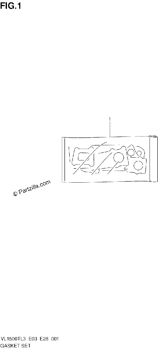 Diagrama de GASKET SET