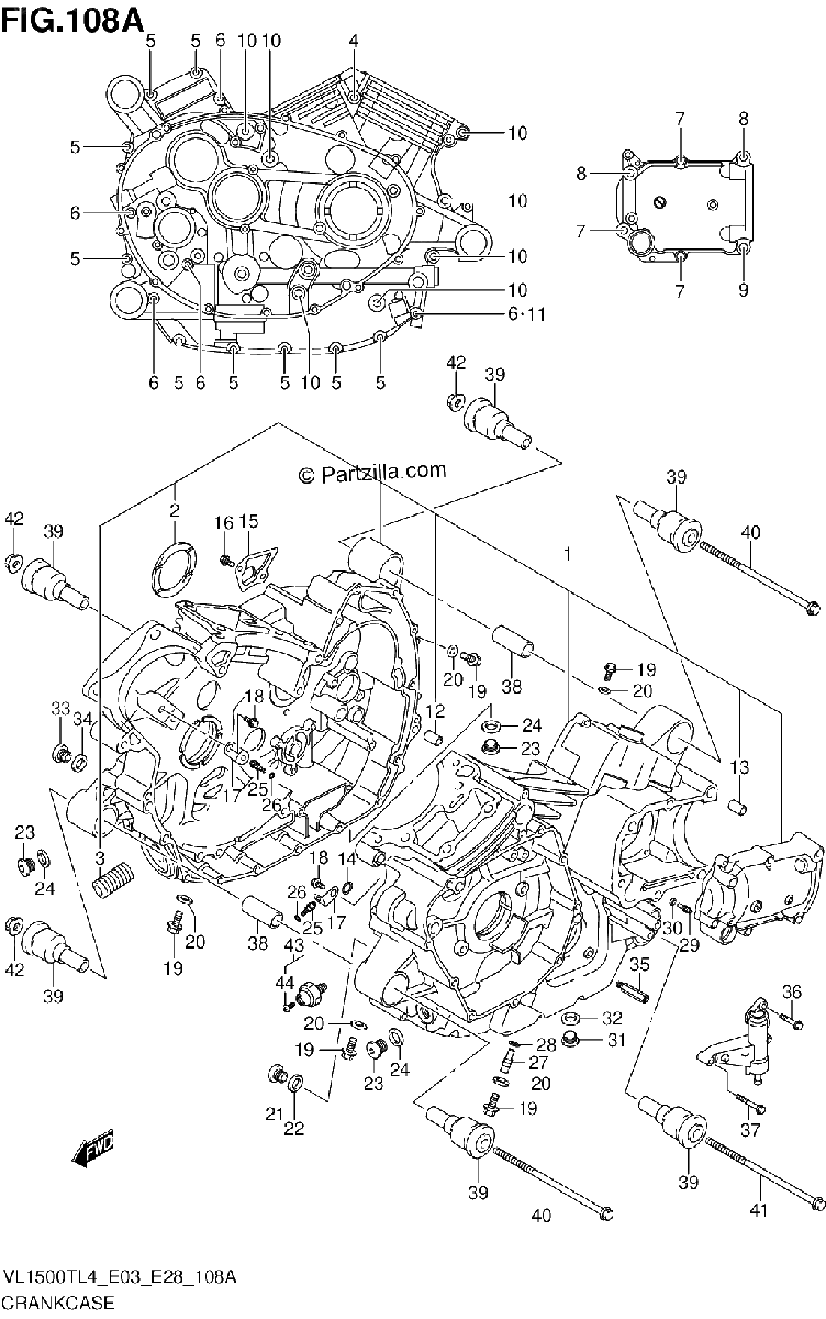 Diagrama de CRANKCASE