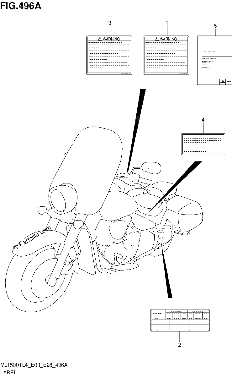 Diagrama de LABEL VL1500TL4 E03