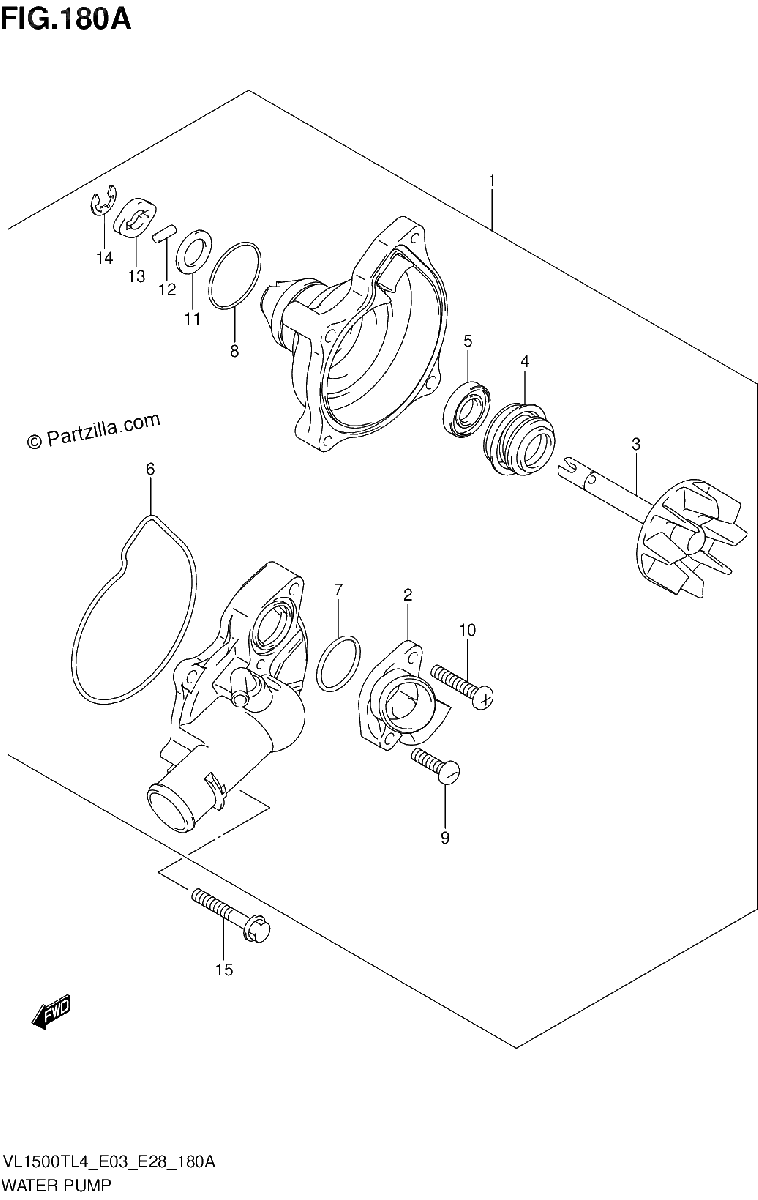 Diagrama de WATER PUMP