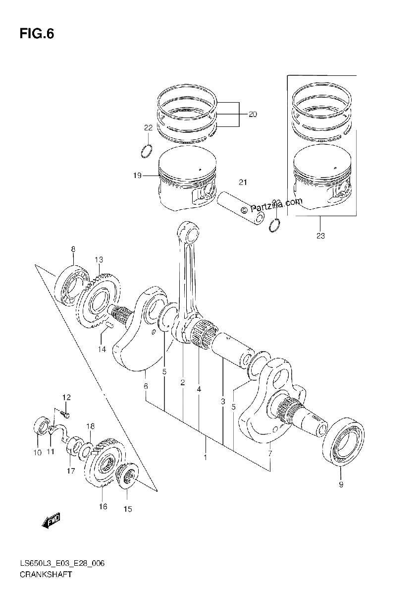 Diagrama de CRANKSHAFT