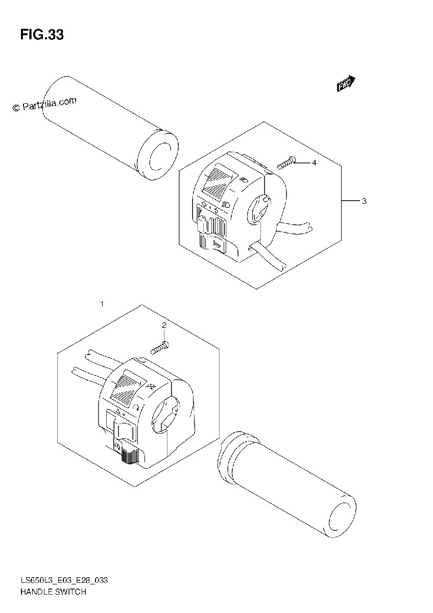 Diagrama de HANDLE SWITCH