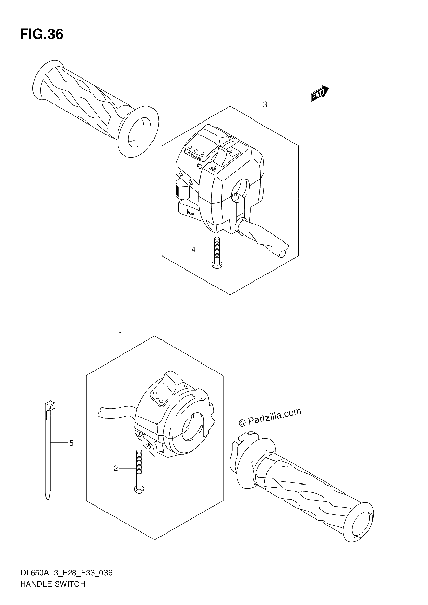 Diagrama de HANDLE SWITCH