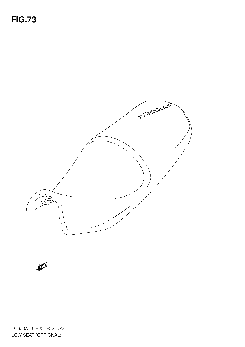 Diagrama de LOW SEAT OPTIONAL