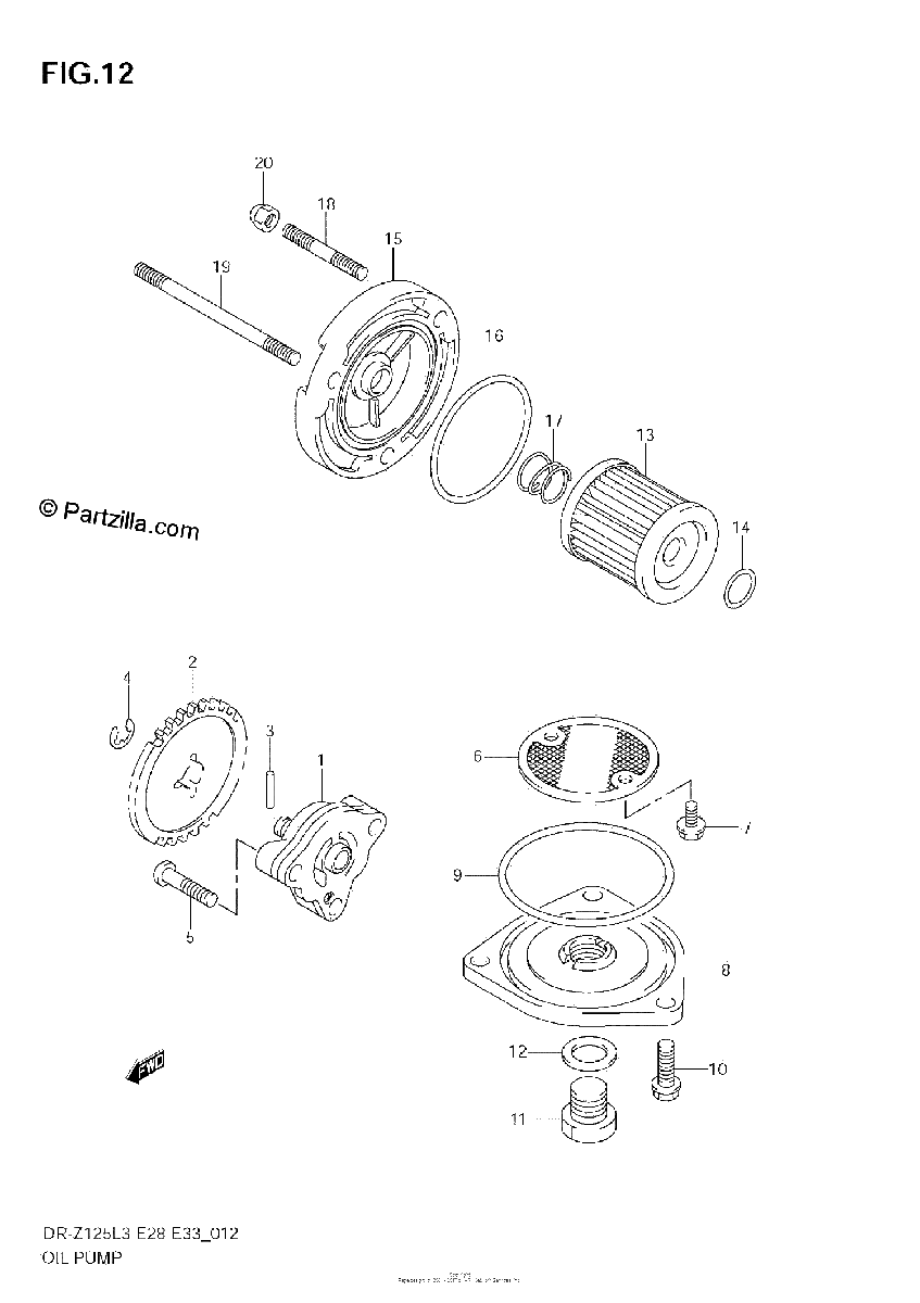 Diagrama de OIL PUMP