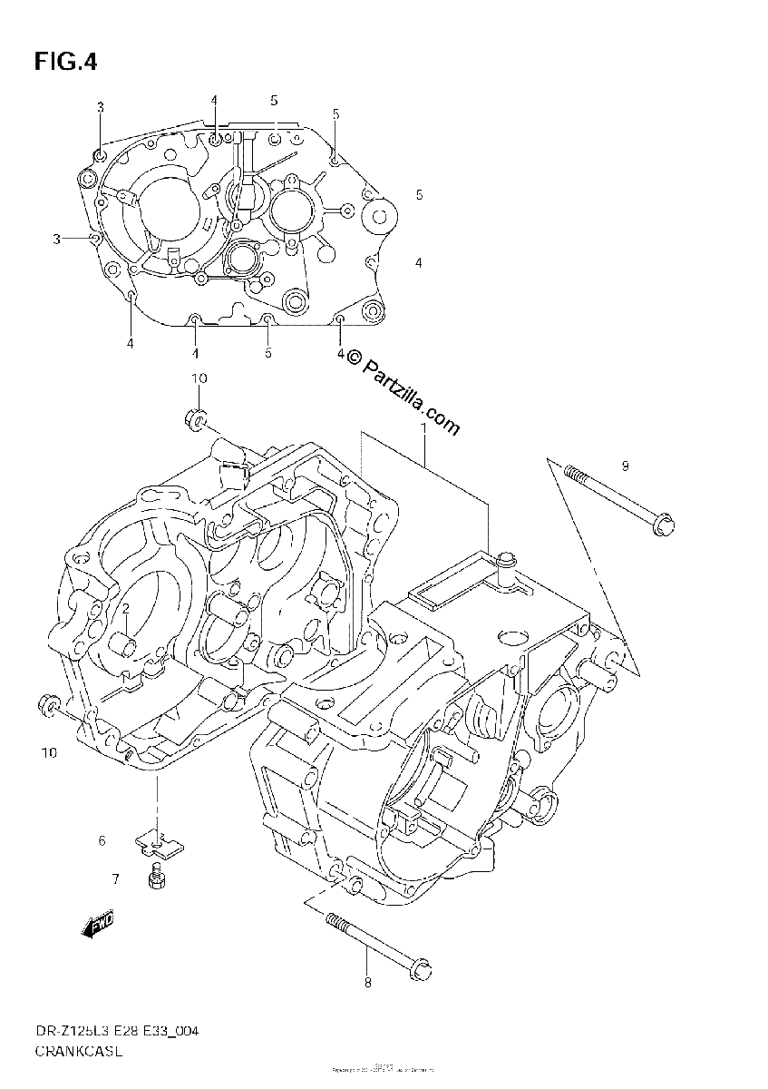 Diagrama de CRANKCASE
