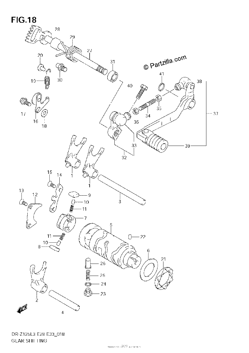 Diagrama de GEAR SHIFTING