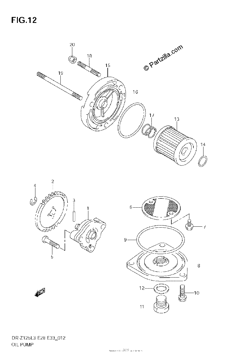 Diagrama de OIL PUMP