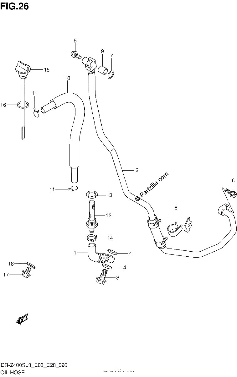 Diagrama de OIL HOSE