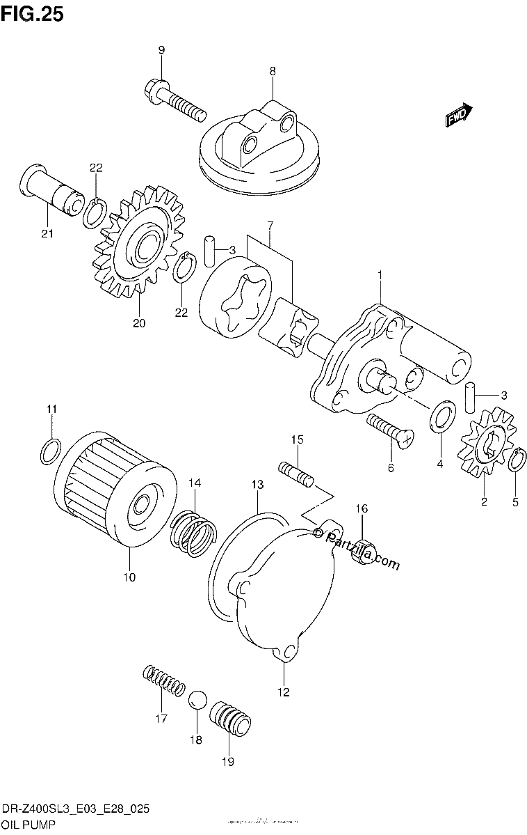 Diagrama de OIL PUMP