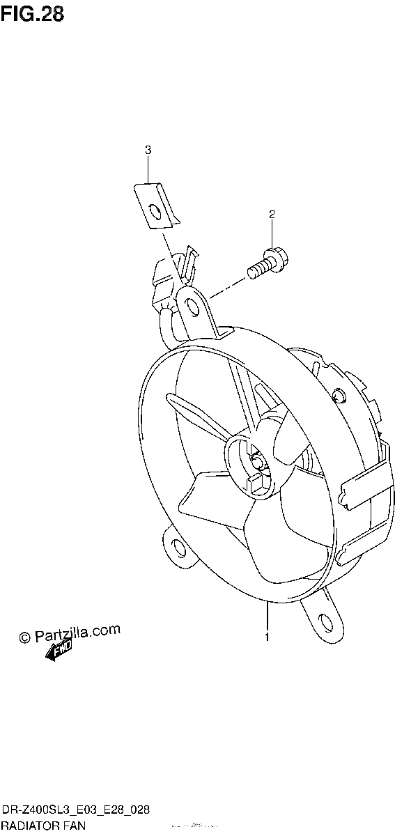Diagrama de RADIATOR FAN