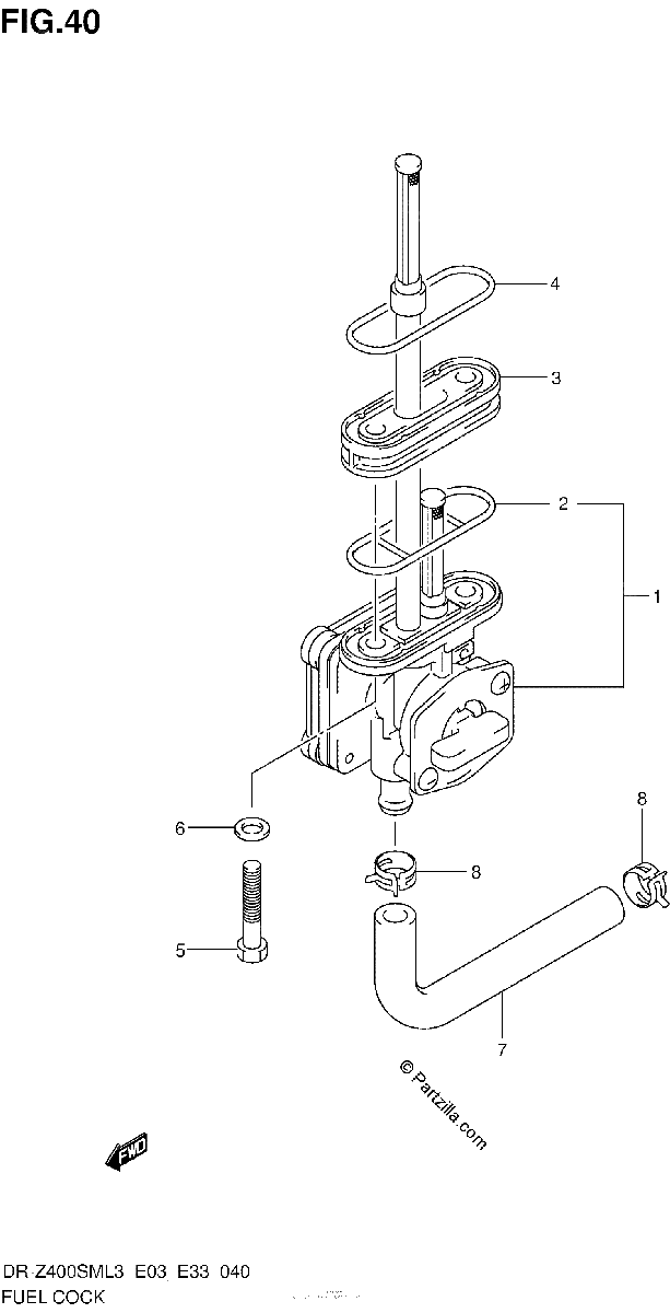 Diagrama de FUEL COCK