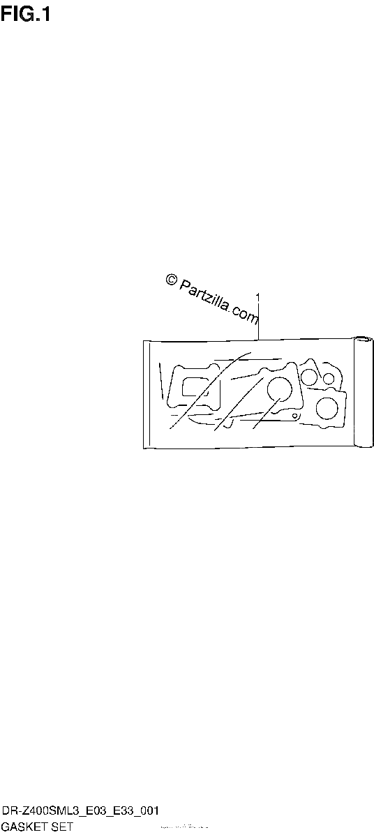 Diagrama de GASKET SET