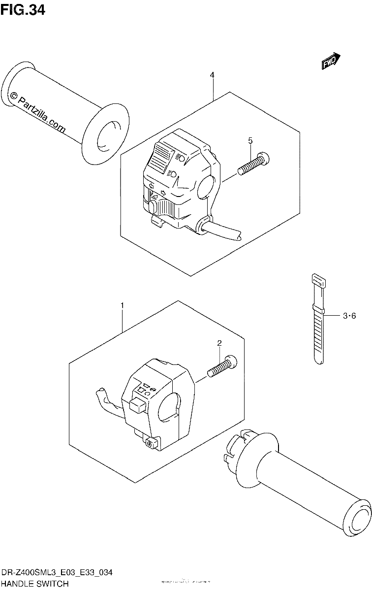 Diagrama de HANDLE SWITCH