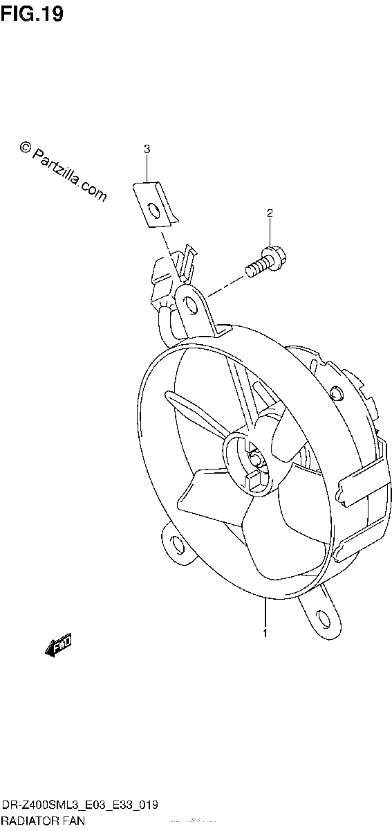 Diagrama de RADIATOR FAN