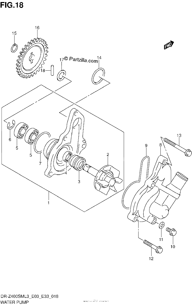 Diagrama de WATER PUMP