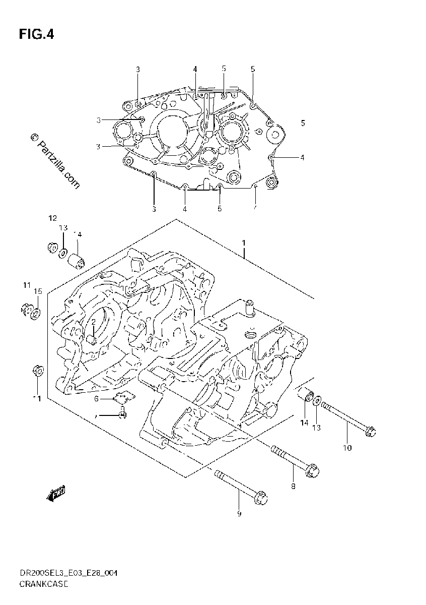 Diagrama de CRANKCASE