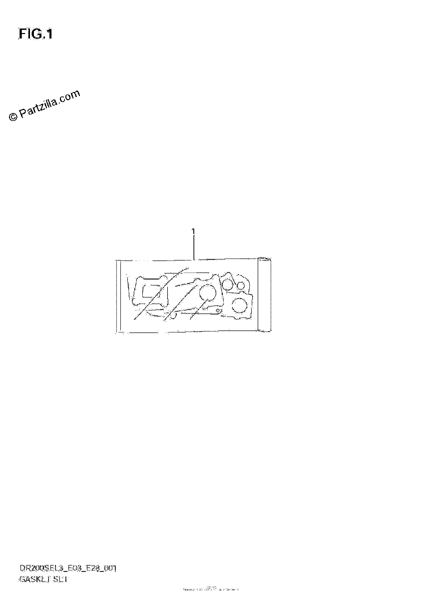 Diagrama de GASKET SET