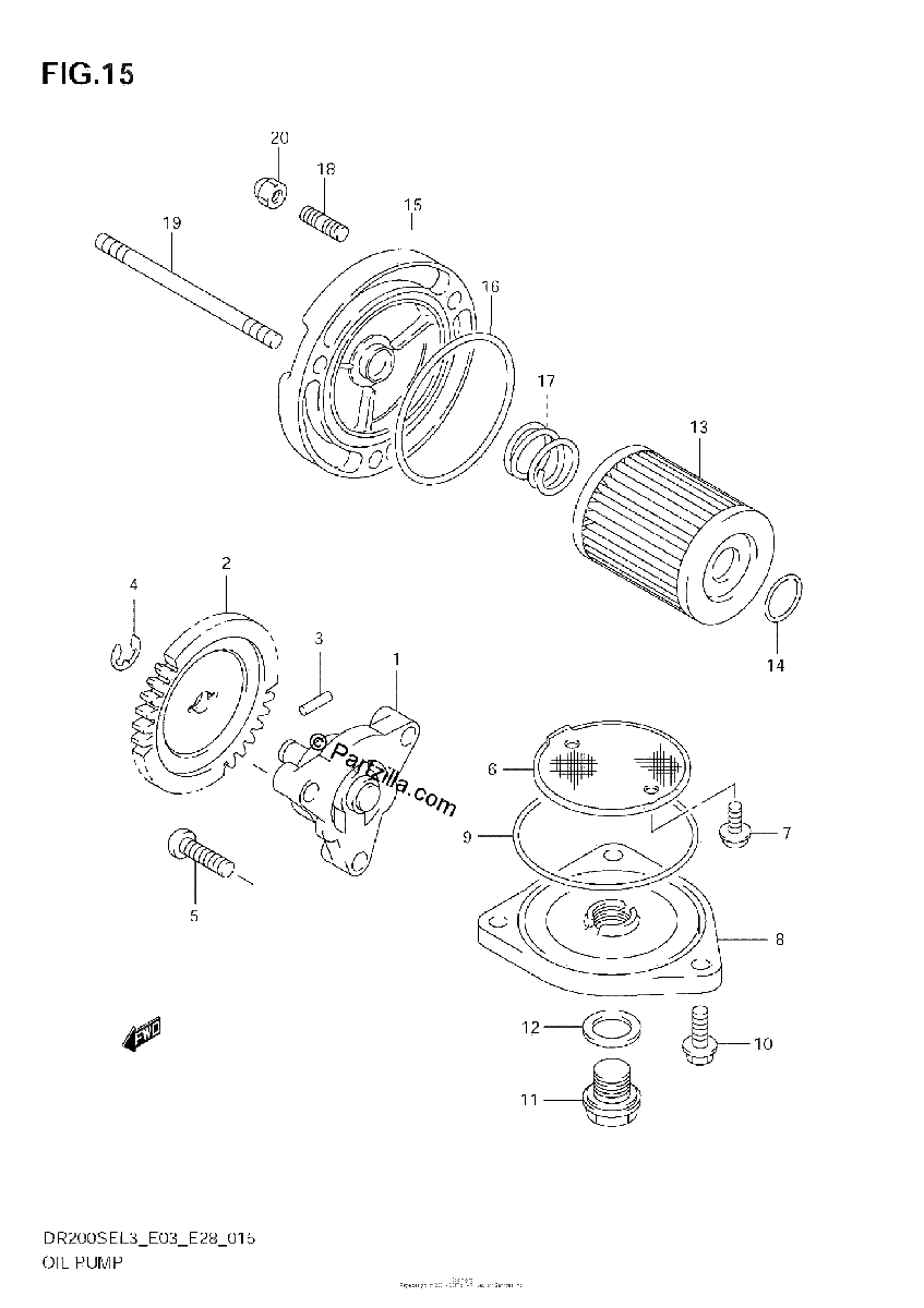 Diagrama de OIL PUMP