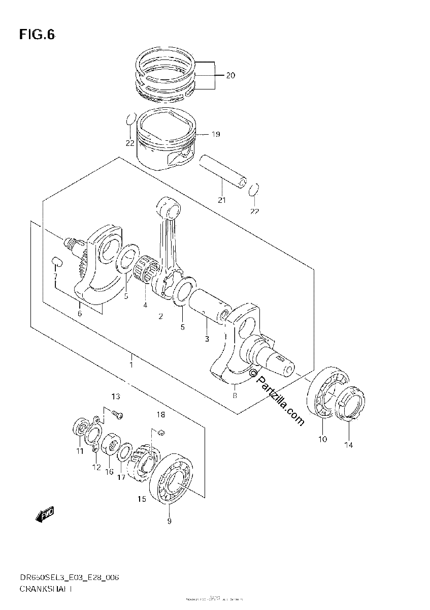 Diagrama de CRANKSHAFT