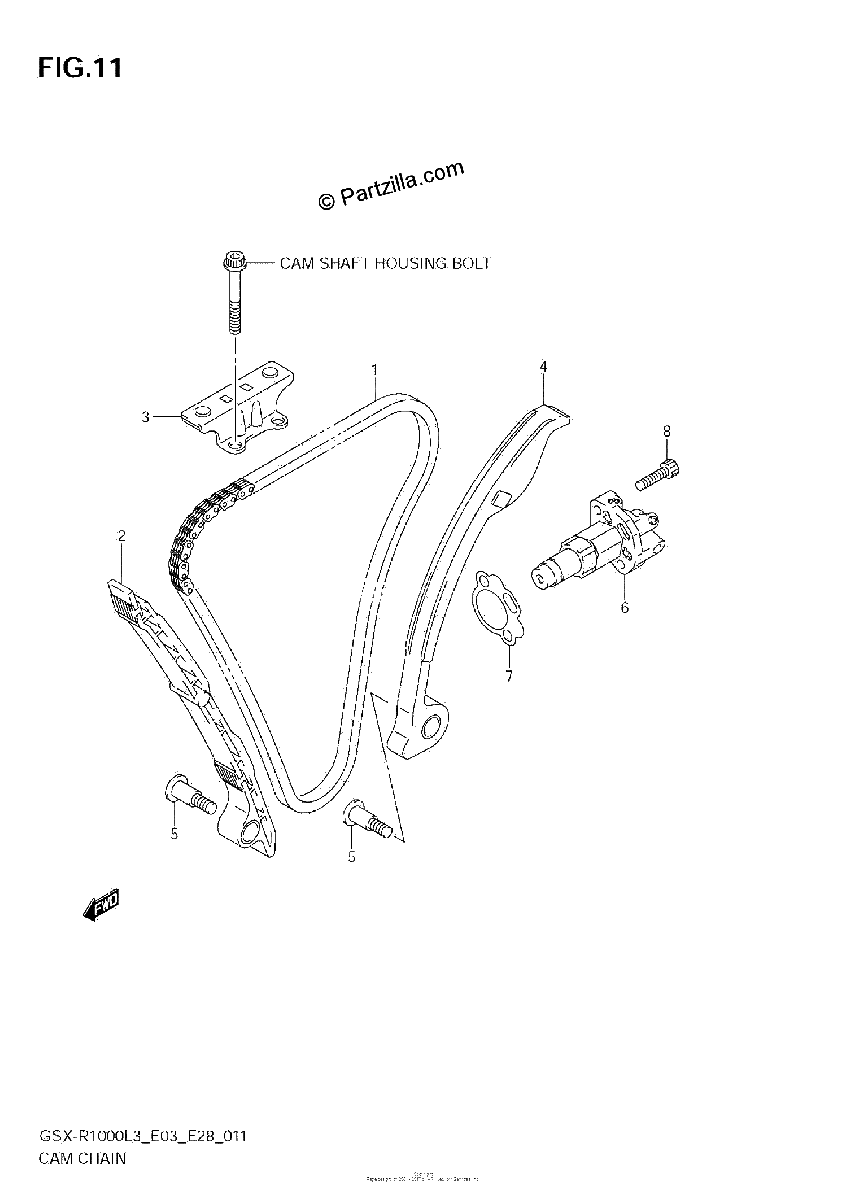 Diagrama de CAM CHAIN