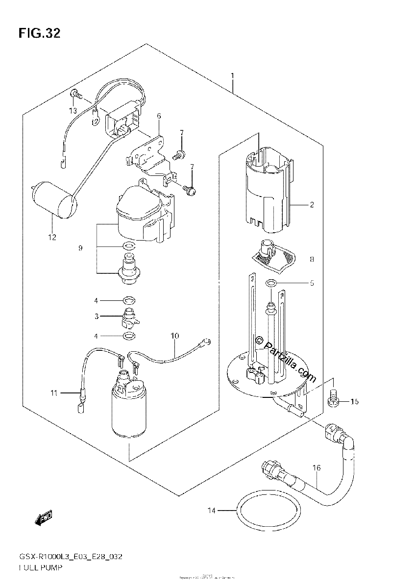 Diagrama de FUEL PUMP