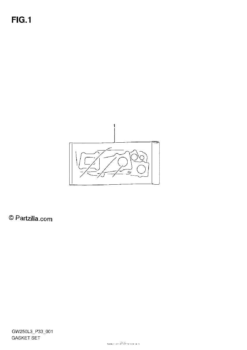 Diagrama de GASKET SET