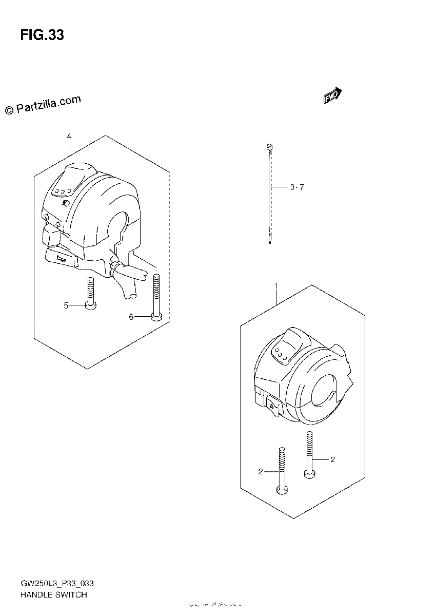 Diagrama de HANDLE SWITCH