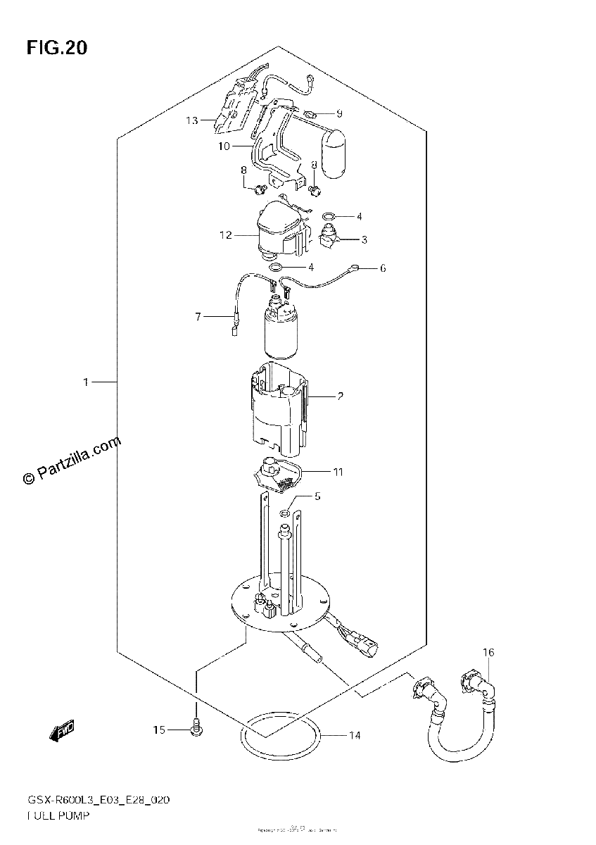 Diagrama de FUEL PUMP
