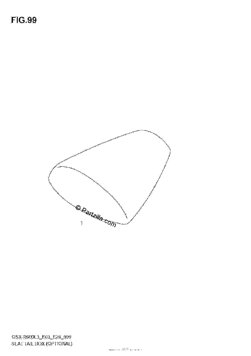 Diagrama de SEAT TAIL BOX OPTIONAL