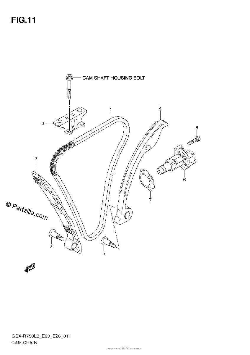 Diagrama de CAM CHAIN