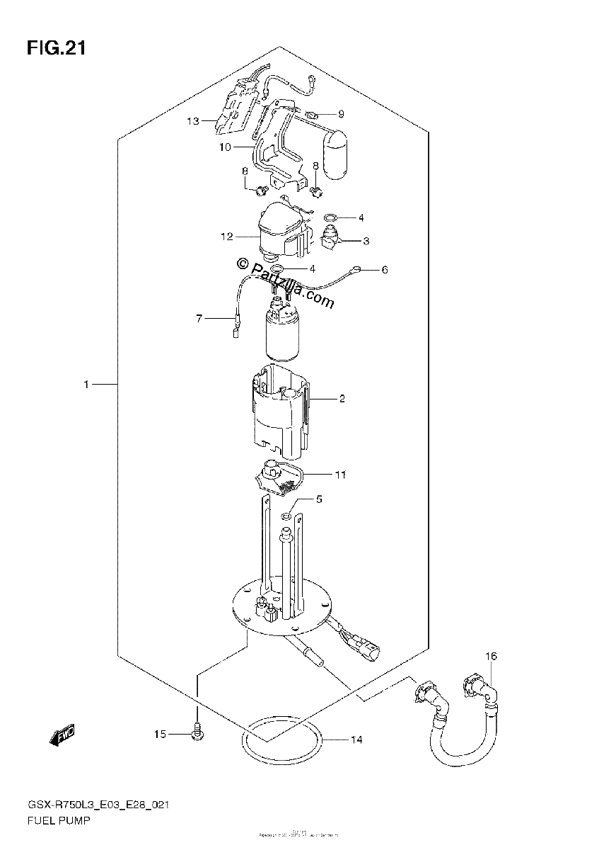Diagrama de FUEL PUMP