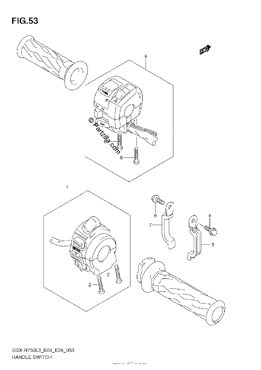 Diagrama de HANDLE SWITCH