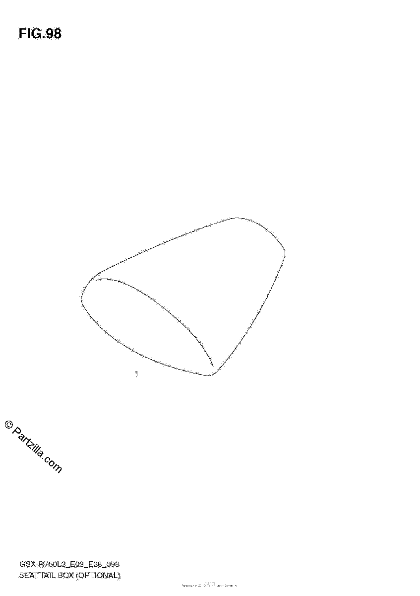Diagrama de SEAT TAIL BOX OPTIONAL