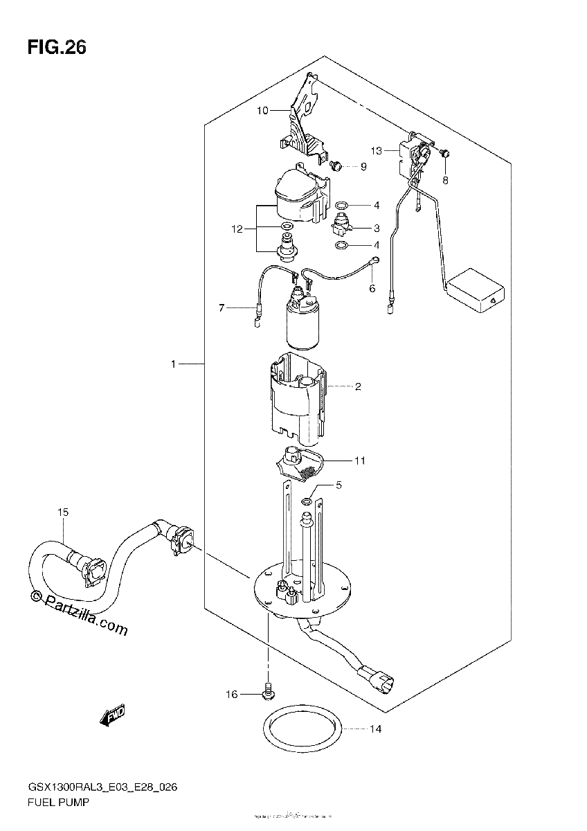 Diagrama de FUEL PUMP
