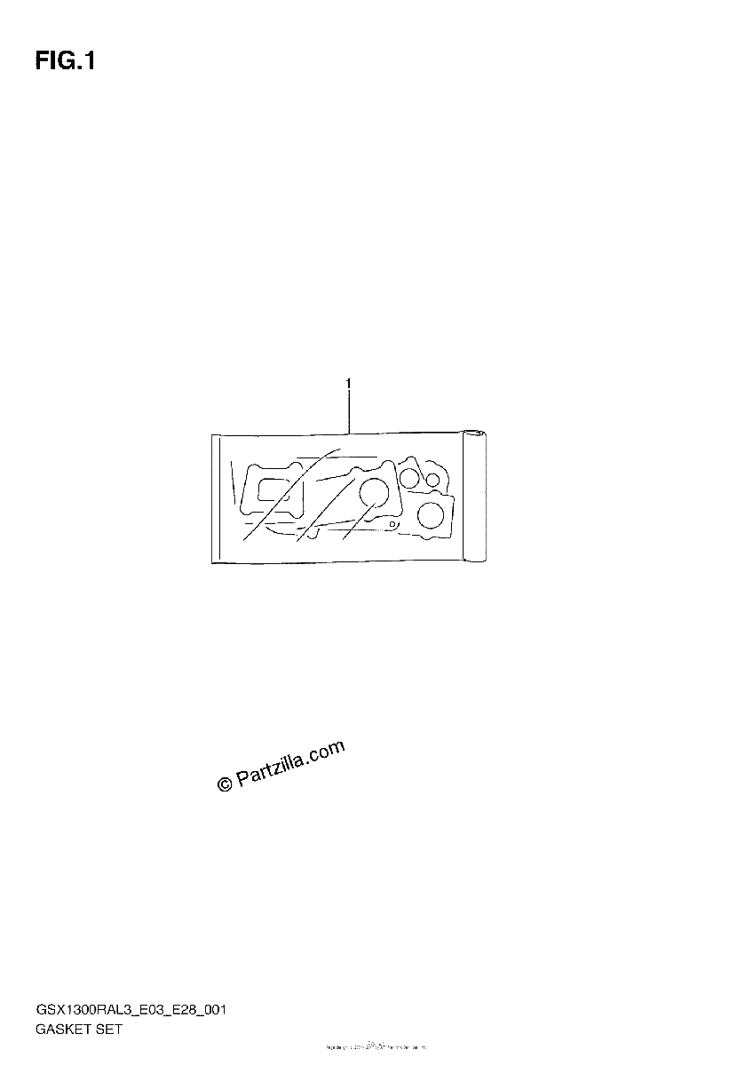 Diagrama de GASKET SET