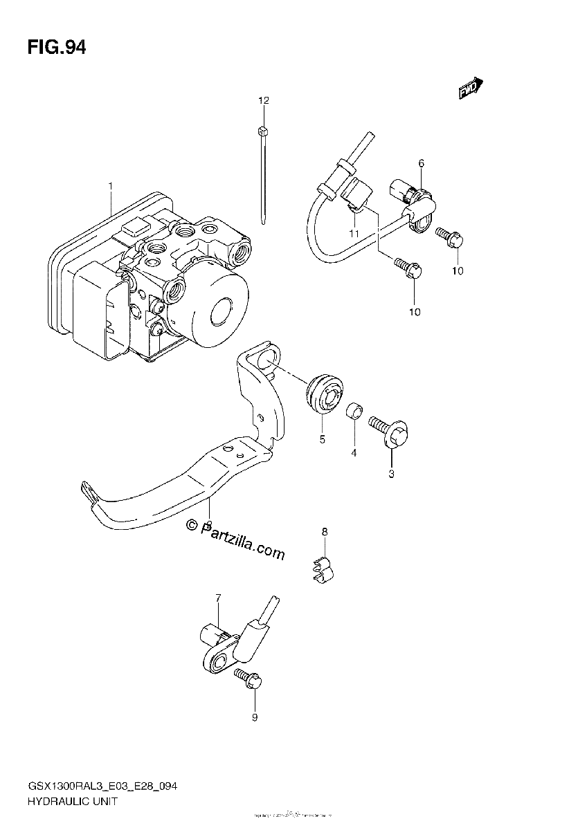 Diagrama de HYDRAULIC UNIT