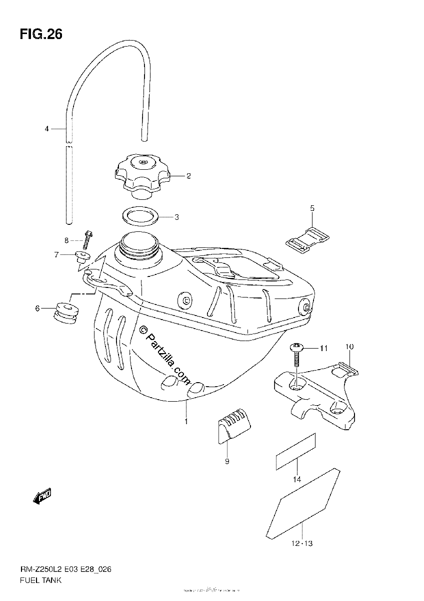 Diagrama de FUEL TANK