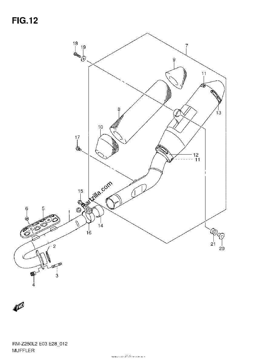Diagrama de MUFFLER