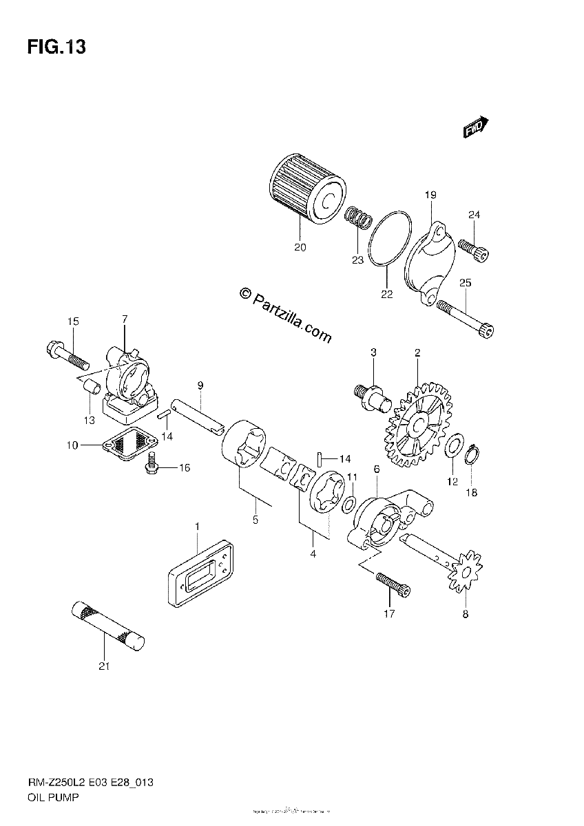 Diagrama de OIL PUMP