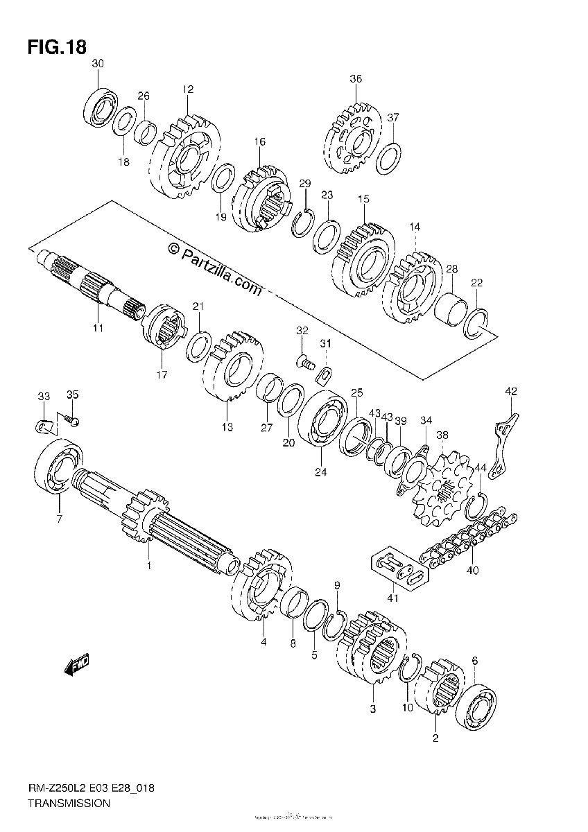 Diagrama de TRANSMISSION