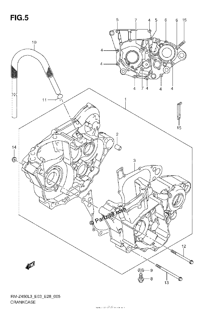 Diagrama de CRANKCASE