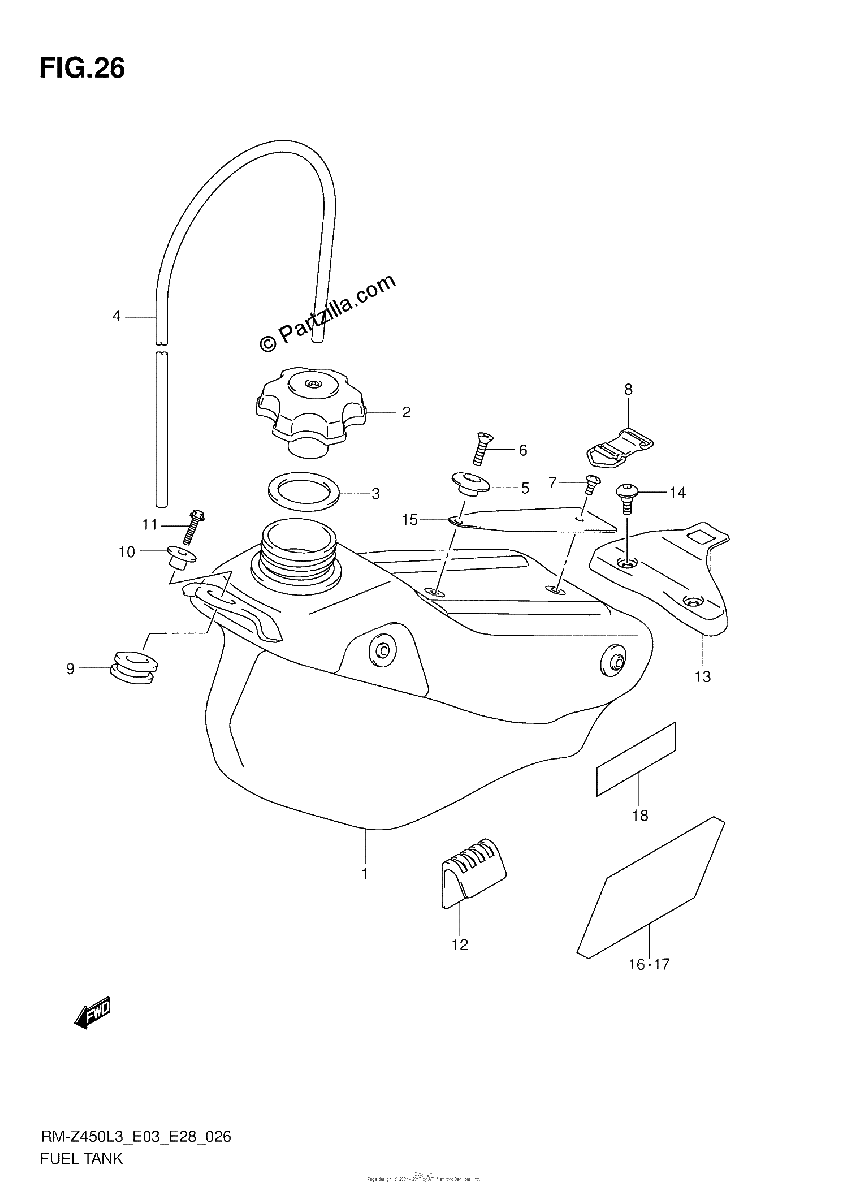 Diagrama de FUEL TANK